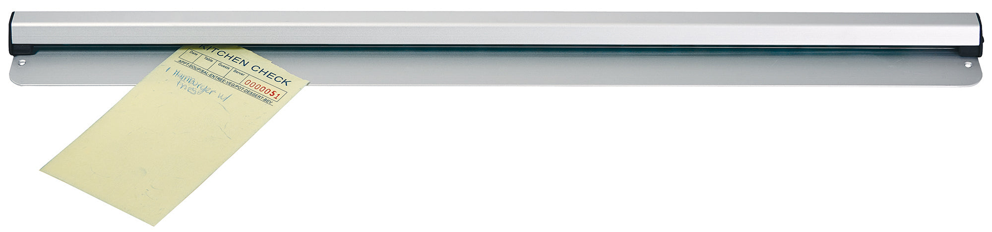 Winco Checkstand Winco ODR-24N 24 Inch Aluminum Check Minder Wall or Counter Mount ...