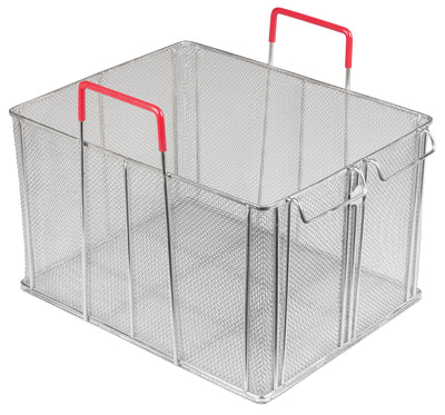 Winco MPN-1613 16-1/4 Inch Bulk Pasta Boil Basket - Mesh Stainless Steel with Handle