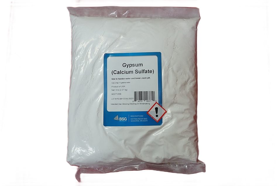 5lb Calcium Sulfate (Gypsum) - Correct mineral deficiencies in water