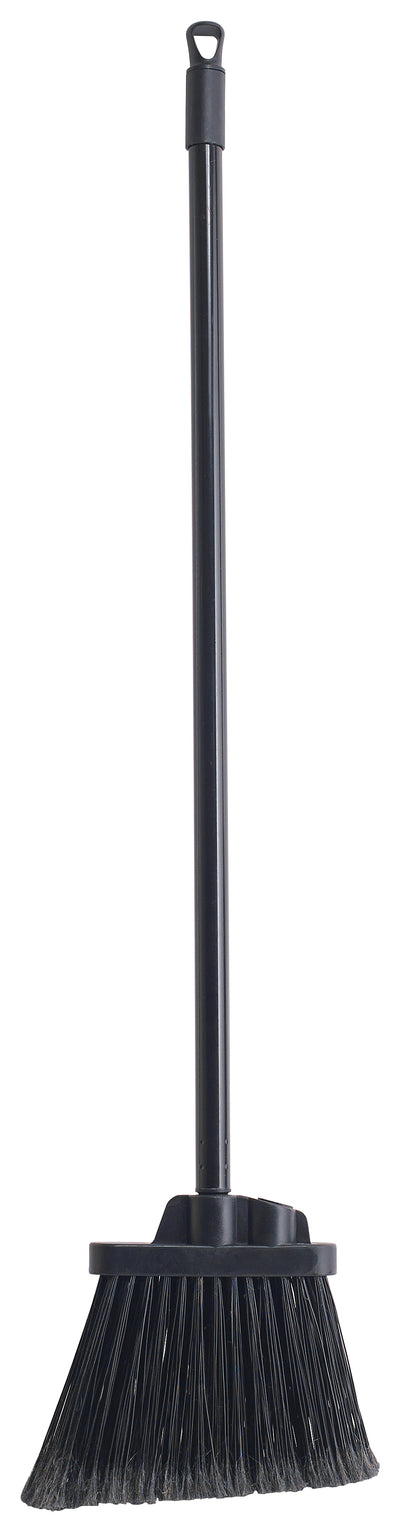 Winco BRF-6K-H 30 Inch Lobby Broom Medium Duty Metal Handle Black Bristles