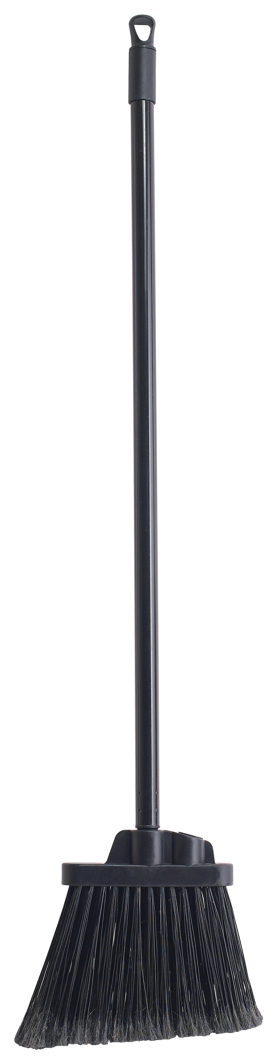 Winco BRF-6K-H 30 Inch Lobby Broom Medium Duty Metal Handle Black Bristles