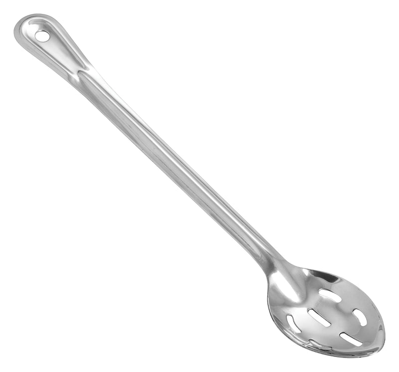 Winco BSST-15H 15 Inch Slotted Basting Spoon Stainless Steel with Ergonomic Handle