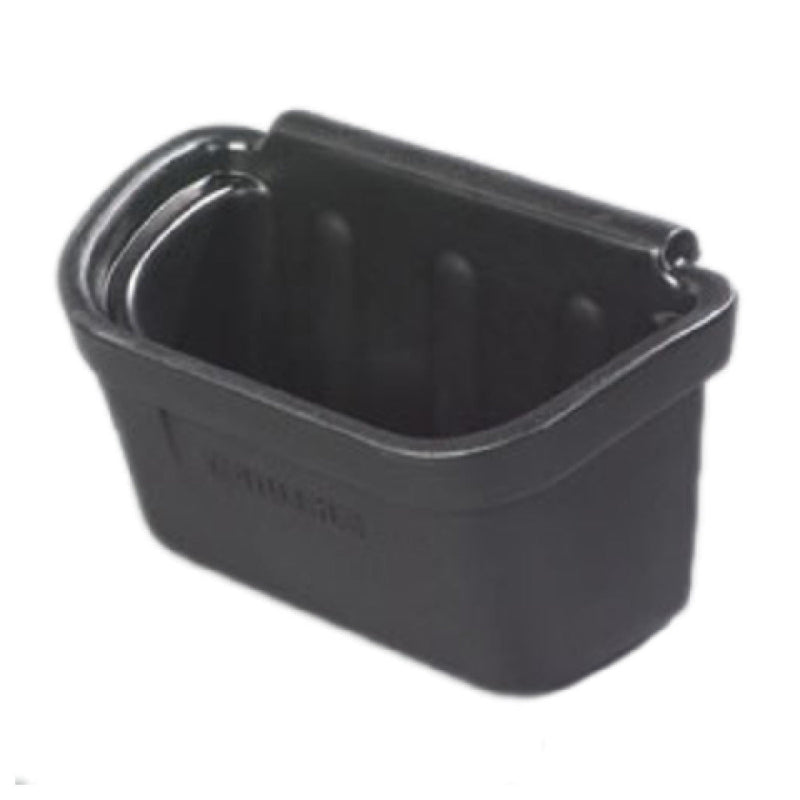 Carlisle CC11SH03 18 Inch Polycarbonate Silverware Bin Black for Bus Cart