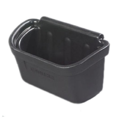 Carlisle CC11SH03 18 Inch Polycarbonate Silverware Bin Black for Bus Cart
