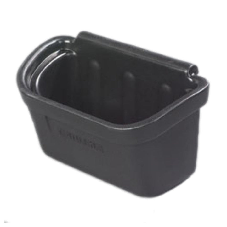 Carlisle CC11SH03 18 Inch Polycarbonate Silverware Bin Black for Bus Cart