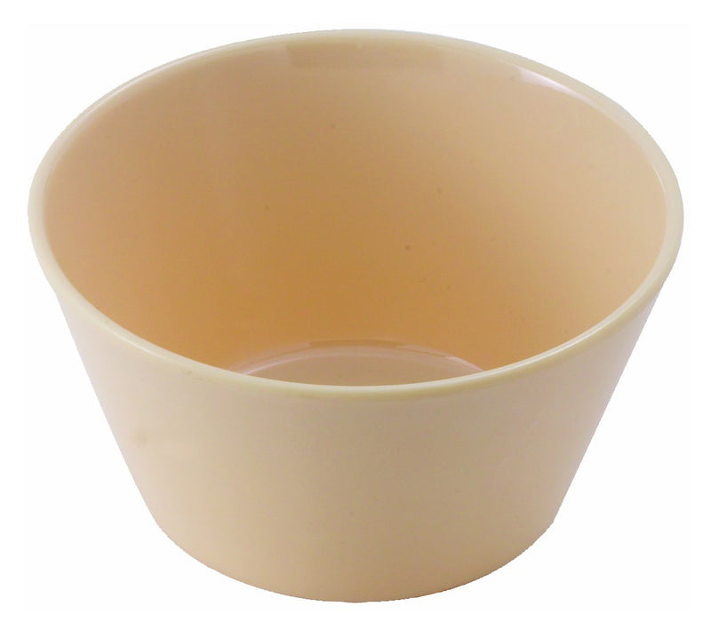 Winco MMB-8 8 Oz Tan Bouillon Cup Round Melamine Dishwasher Safe