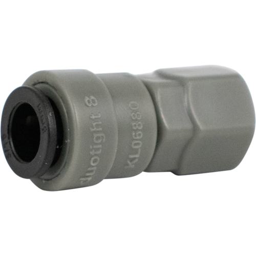 Duotight 8mm (5/16 in.) x 1/4 in. Flare Push-In Fitting Adapter - KL07481 by KegLand
