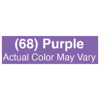 Carlisle 41083EC68 56 Inch Angle Broom Fiberglass Handle Purple Unflagged Polyester Bristles