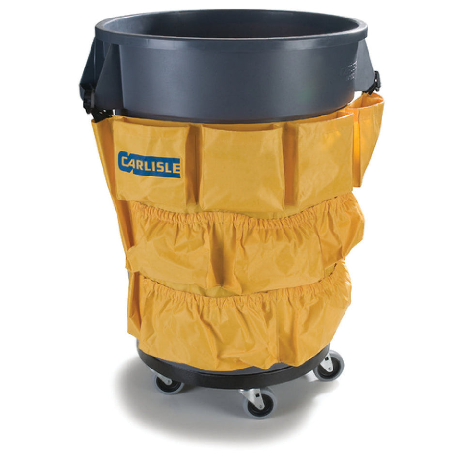 Carlisle 3691704 31 Inch Adjustable Tool Caddy Bag Rip-stop Nylon Yellow