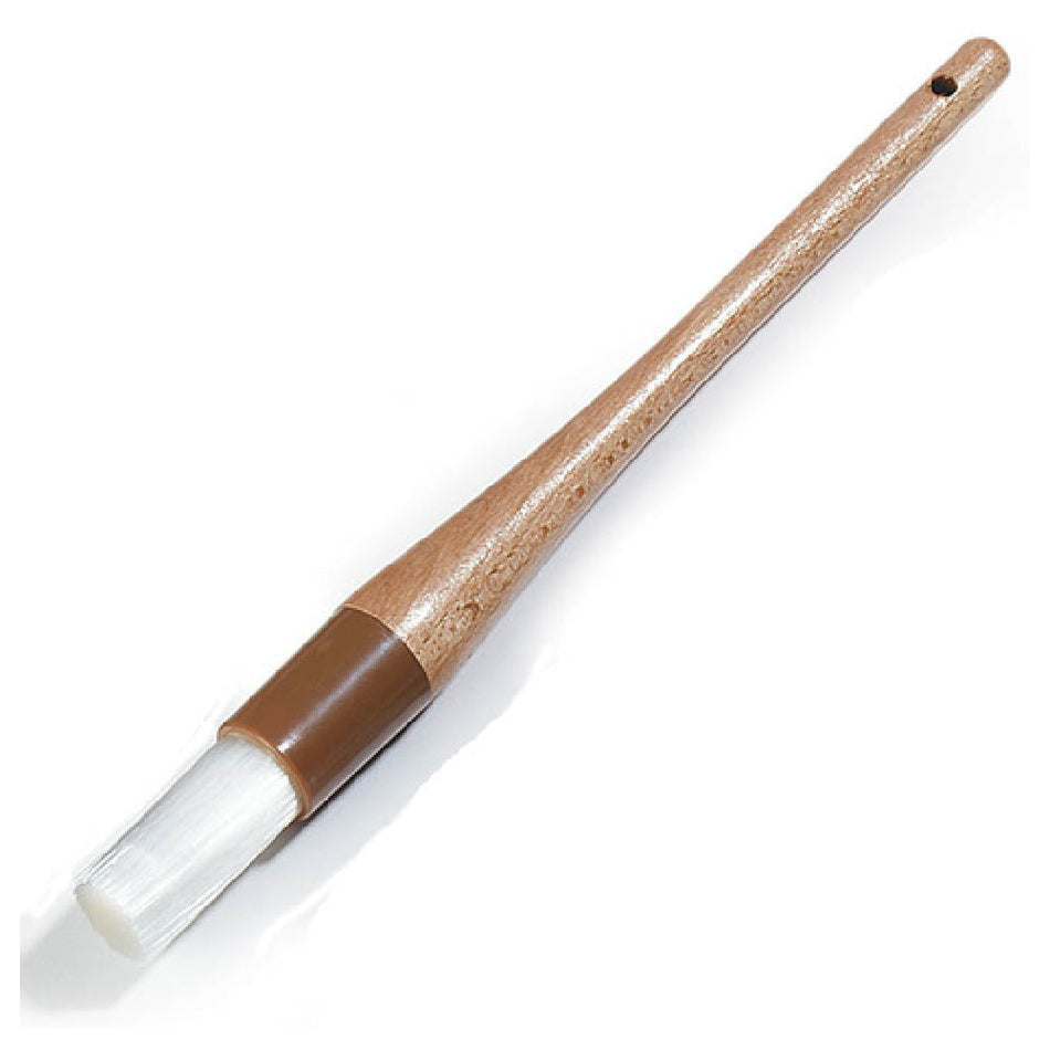 Carlisle 4040000 1 Inch Pastry Brush Nylon Bristles Wood Handle Brown