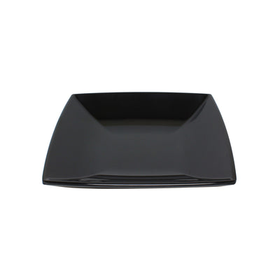 Thunder Group 62008BK 28 Oz Square Salad Bowl Black Melamine Break-Resistant