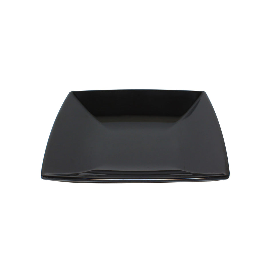 12 Pack 28 oz, 8-1/2" x 8-1/2", 1-5/8" Deep, Square Salad Bowl, Classic Black Dinnerware, Melamine, BPA Free, Dishwasher Safe, Break-Resistant, Shatter-Resistant, No Microwave, No Oven, NSF