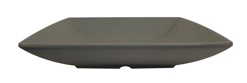 Thunder Group 62008SG 28 Oz Salad Bowl Break-Resistant Melamine Gray