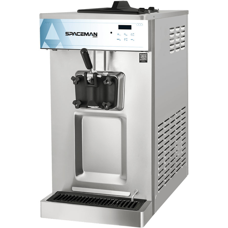 Spaceman 6236-C Single-Flavor Commercial Soft Serve & Frozen Yogurt Machine, Countertop, Gelato & Sorbet Maker, Digital, 208–230V