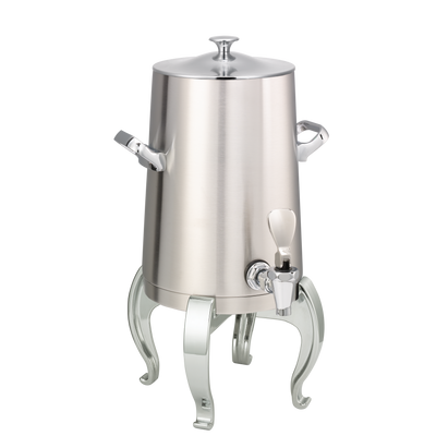 Flame Free™ Thermo-Urn™ 1.5-Gallon Vacuum Insulated Urn with Regal Legs and Classic Lid in Brushed Stainless