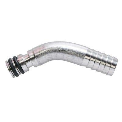Taprite Fitting 3/8" SS Barb 45 Degree Double O-Ring