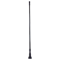 Carlisle 369475EC03 60 Inch Length Jaw Style Fiberglass Mop Handle Black