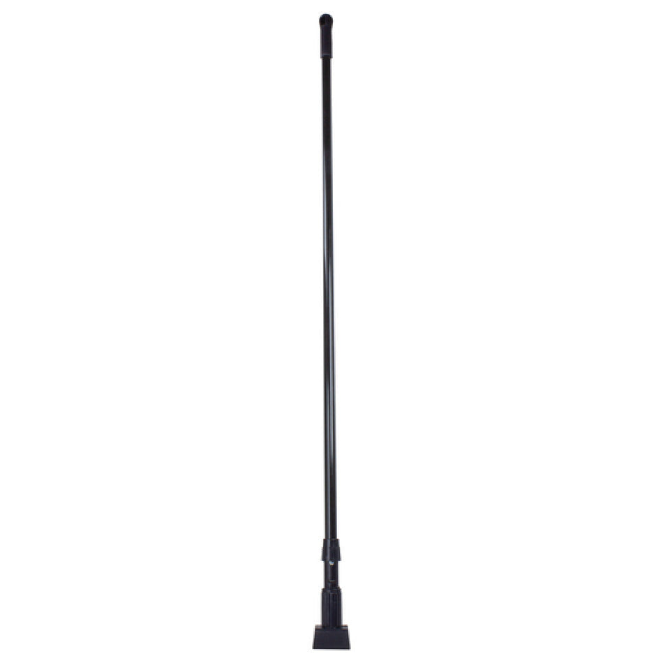 Carlisle 369475EC03 60 Inch Length Jaw Style Fiberglass Mop Handle Black