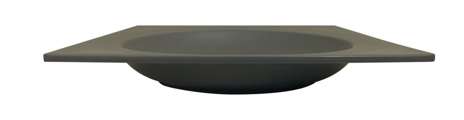 12 Pack 22 oz, 10-1/2" x 1-3/8" Deep, Pasta Bowl, Classic Stone Grey Dinnerware, Melamine, BPA Free, Dishwasher Safe, Break-Resistant, Shatter-Resistant, No Microwave, No Oven, NSF
