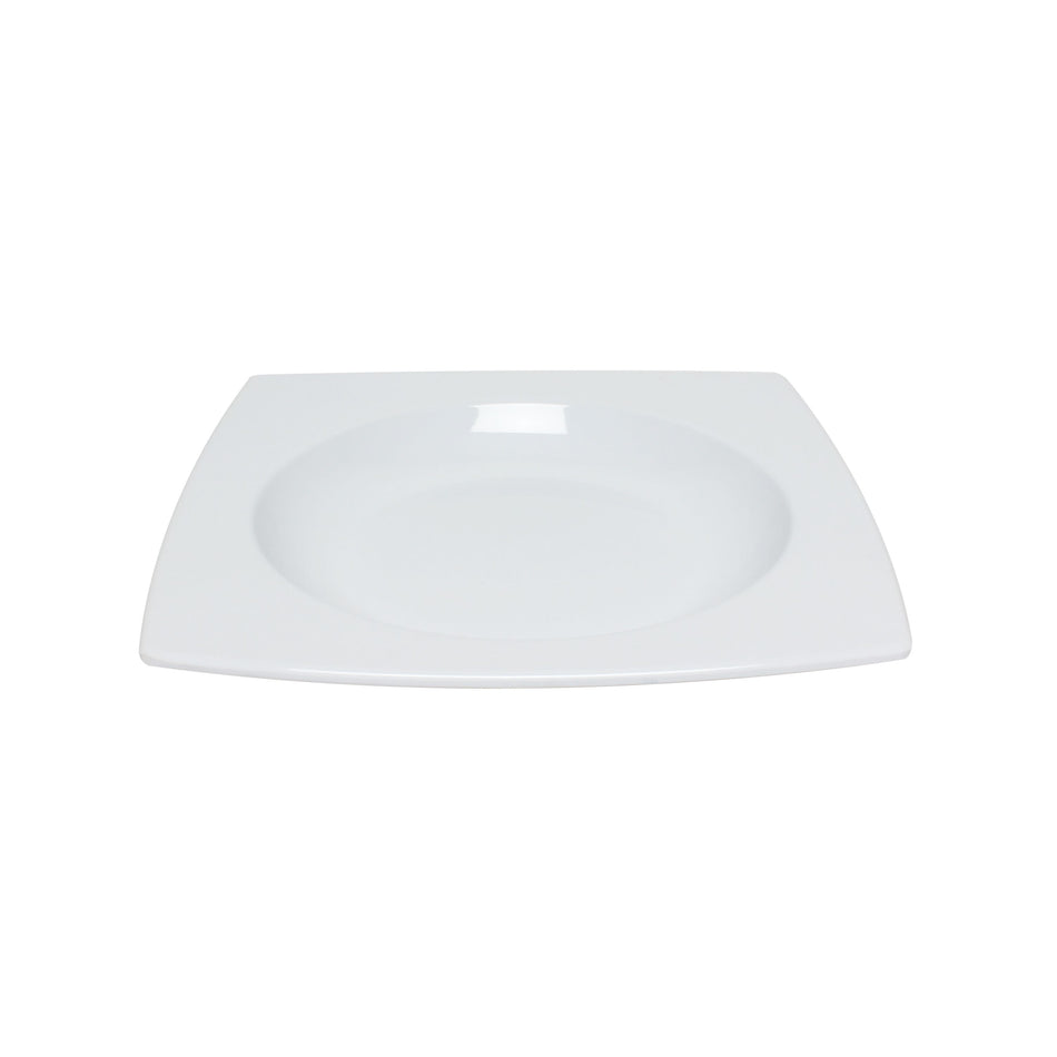 12 Pack 22 oz, 10-1/2" x 1-3/8" Deep, Pasta Bowl, Classic White Dinnerware, Melamine, BPA Free, Dishwasher Safe, Break-Resistant, Shatter-Resistant, No Microwave, No Oven, NSF