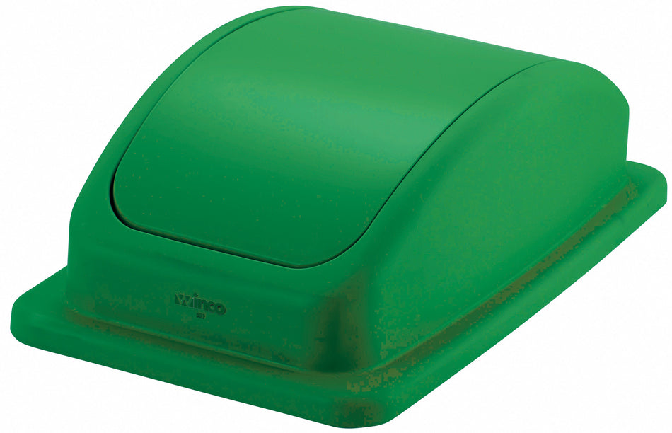 Winco PTCL-23GR 20 Inch Trash Receptacle Lid with Polypropylene Green