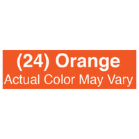 Carlisle 41083EC24 56 Inch Fiberglass Handle Angle Broom Orange Unflagged Polyester Bristles