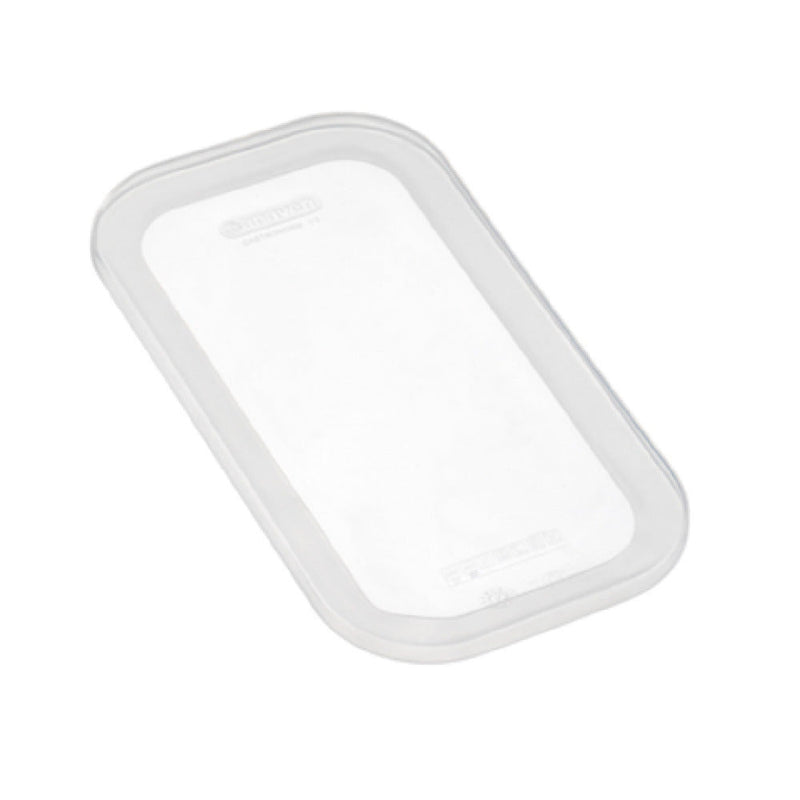 Carlisle 91814 12 Inch Araven Food Storage Lid GN 1/3 Size Silicone Clear