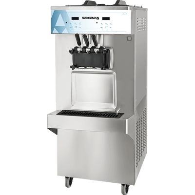 Spaceman 6378A-C 2-Flavor Twin-Twist Commercial Soft Serve & Frozen Yogurt Machine, Floor standing, Gelato & Sorbet Maker, Digital, 208–230V