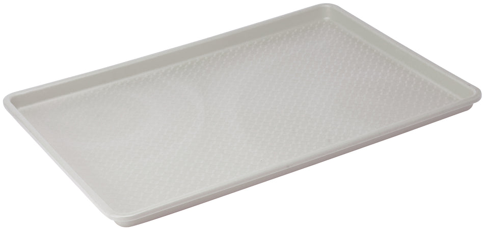 Winco FFT-1826 26 Inch Fast Food Tray White NSF Polypropylene