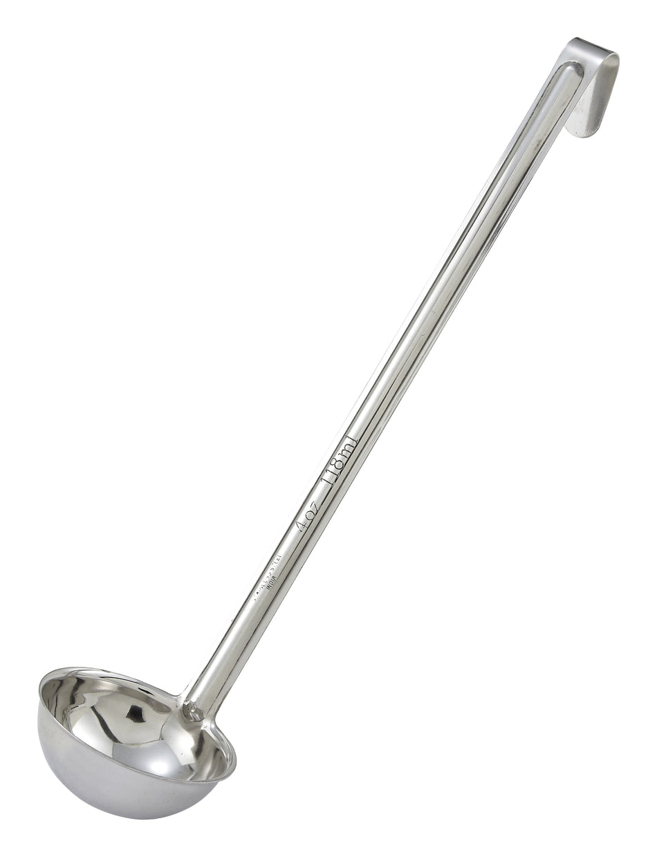 Winco LDIN-4 Winco Prime One-Piece Ladle, Stainless Steel - 4 oz