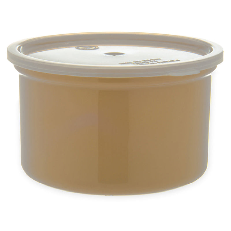 Carlisle 031606 1.5 Qt Snap-on Lid Stain Resistant Plastic Salad Crock Beige