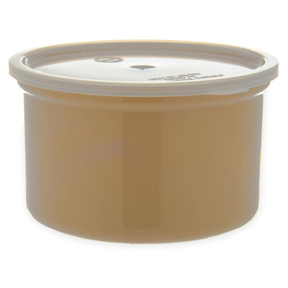 Carlisle 031606 1.5 Qt Snap-on Lid Stain Resistant Plastic Salad Crock Beige