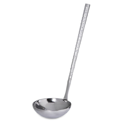 Carlisle 60203 4 Oz Ladle 13-1/2 Inch Dishwasher Safe Stainless Steel Hammered Finish
