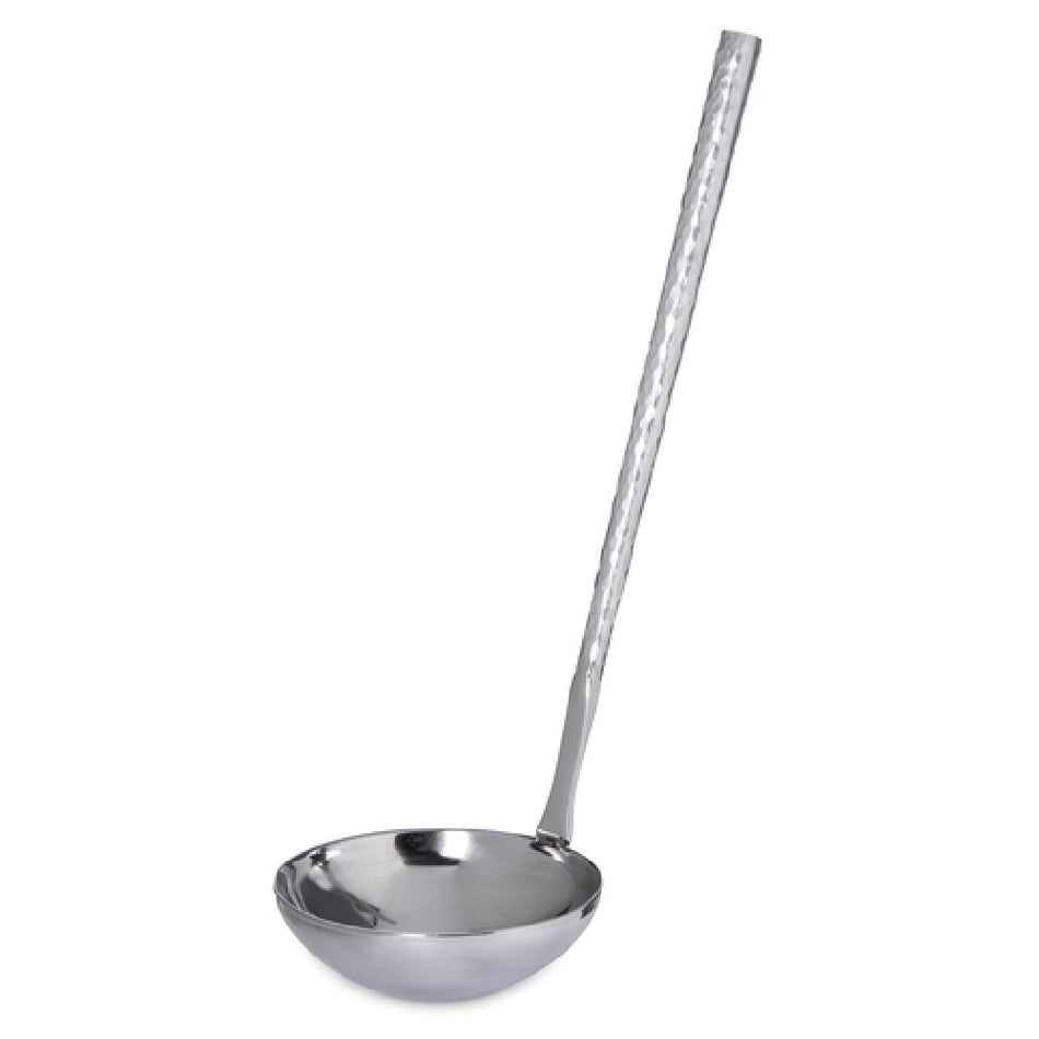 Carlisle 60203 4 Oz Ladle 13-1/2 Inch Dishwasher Safe Stainless Steel Hammered Finish