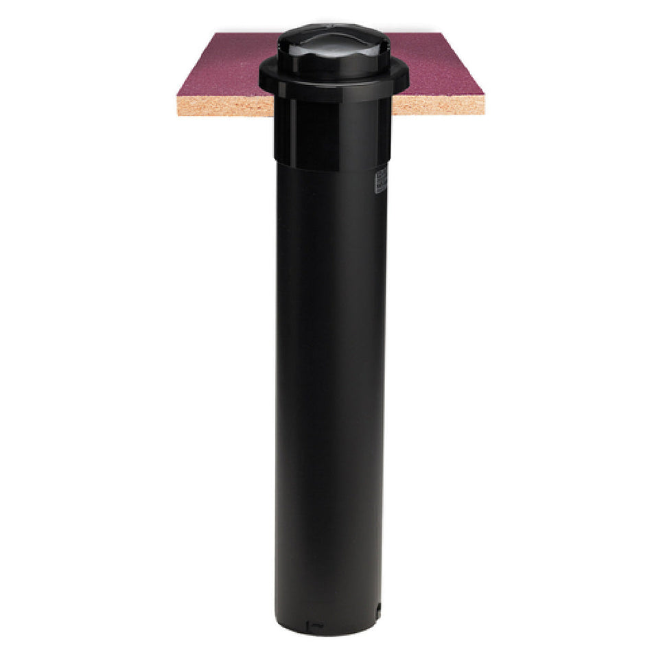 Carlisle L2200C 23-3/4 Inch In-Counter Lid Dispenser Plastic 8 to 24 Oz