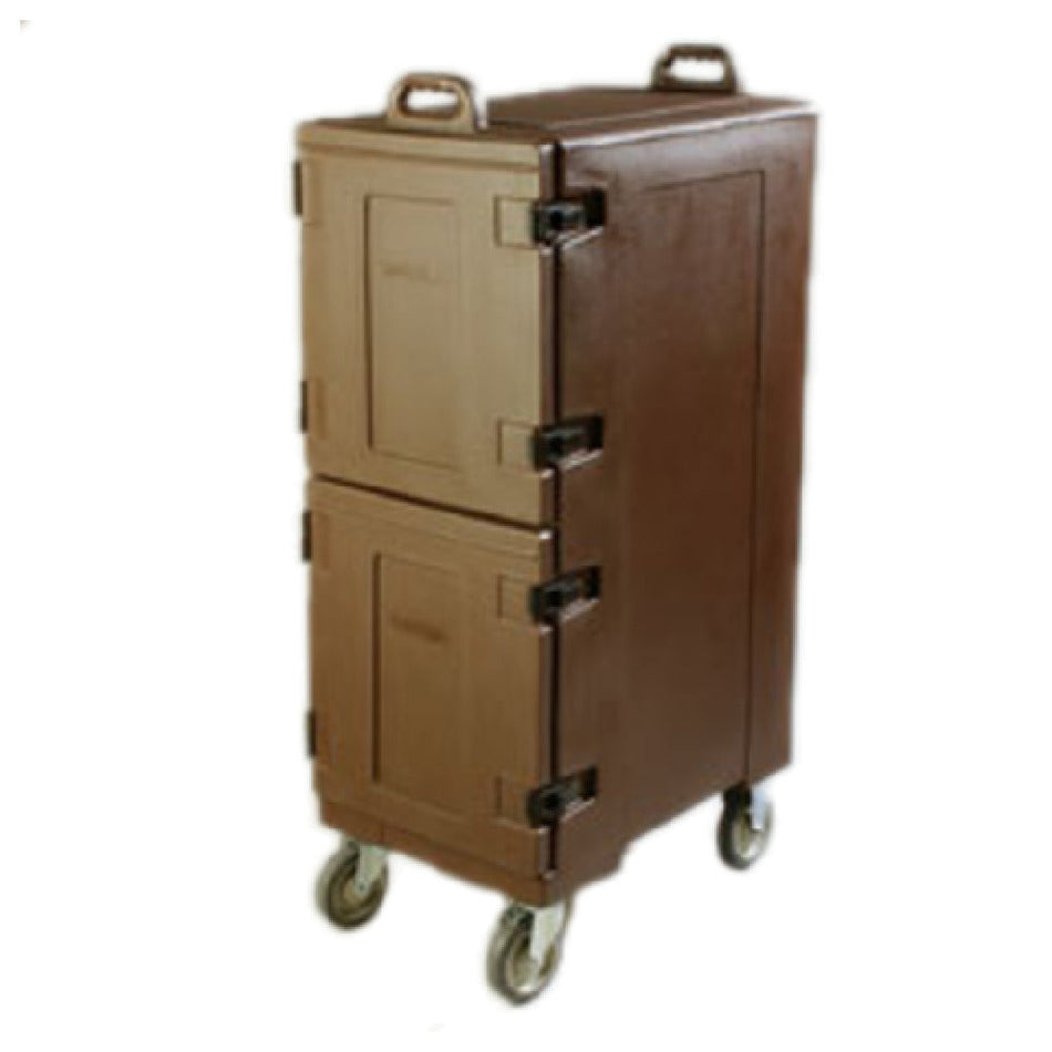 Carlisle PC600N01 24 Inch Food Carrier Insulated Double-end Loader Brown Polyethylene