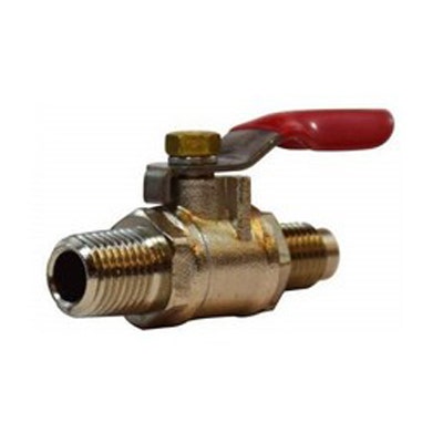 Taprite Shutoff 1/4" NPT x 1/4" Flare with Check Valve