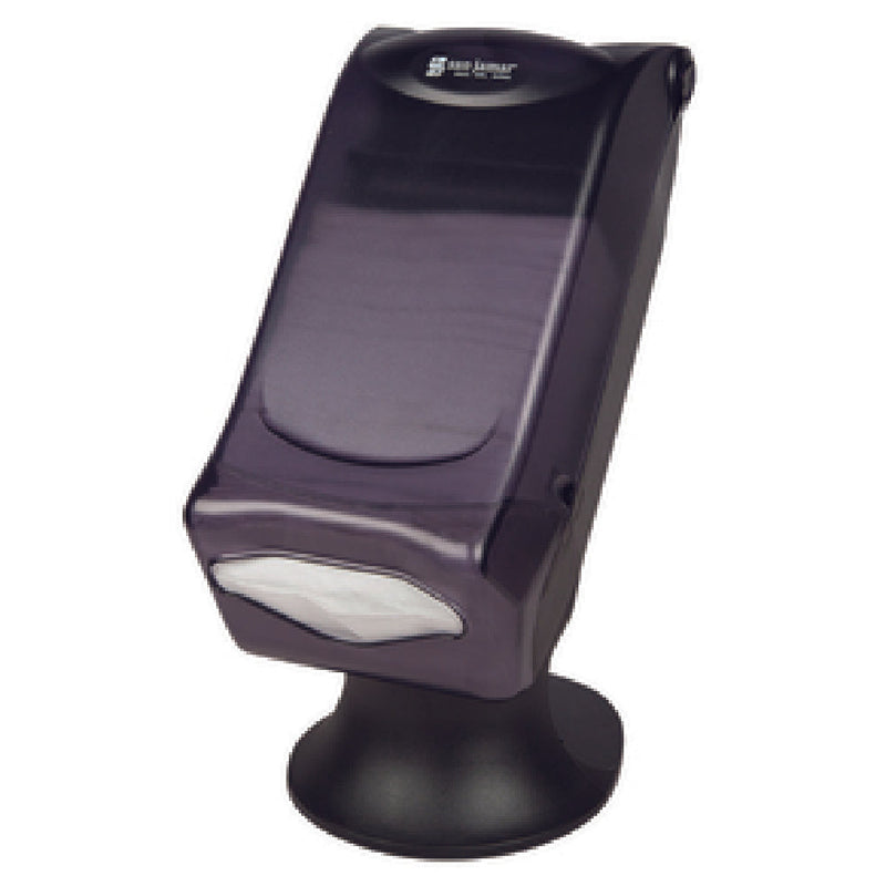 Carlisle H5005STBK 8 Inch Napkin Dispenser Countertop Plastic Translucent Black Pearl