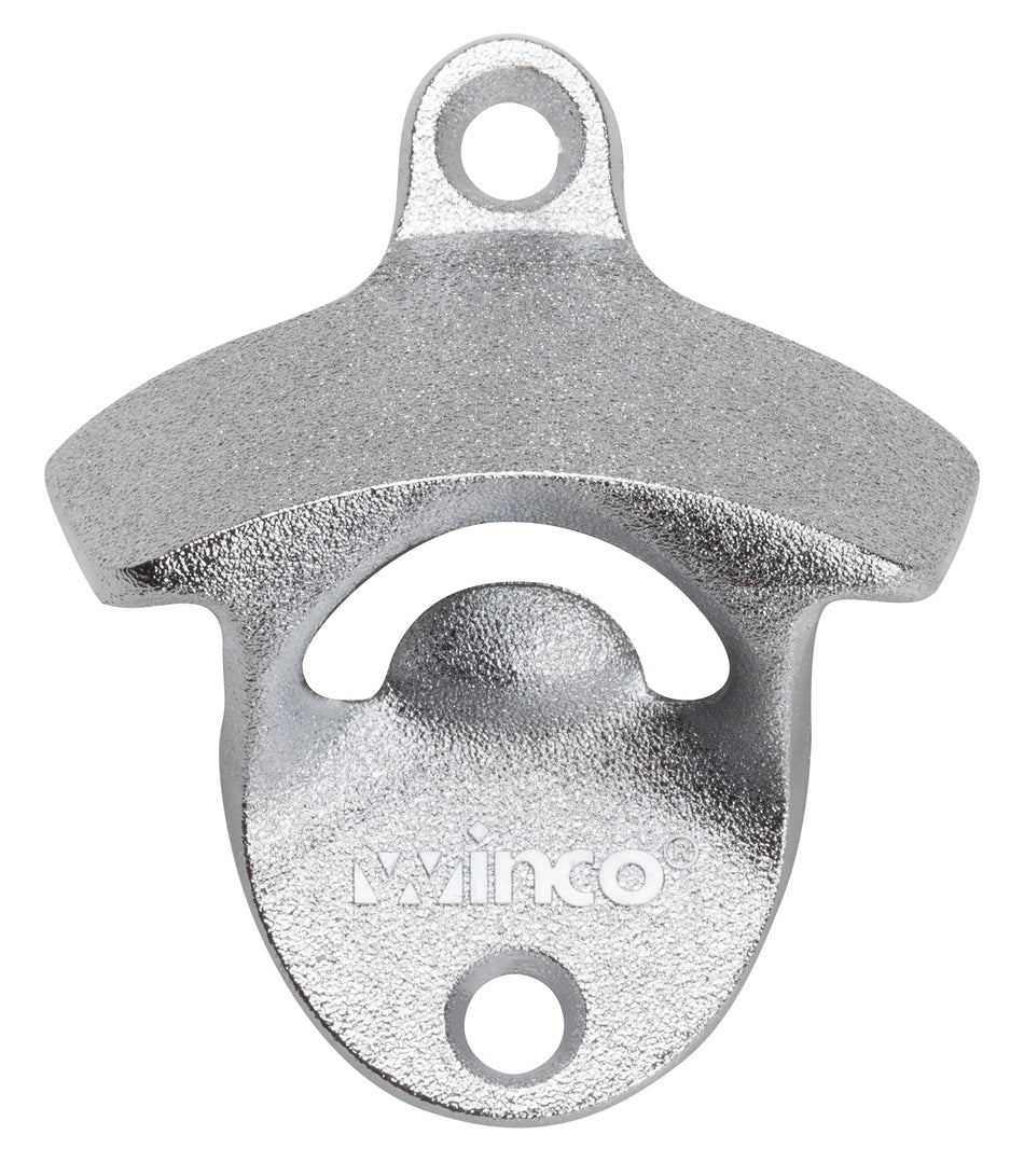 Winco CO-402 3-1/4 Inch Wall-mounted Bottle Opener Zinc Alloy with Screws