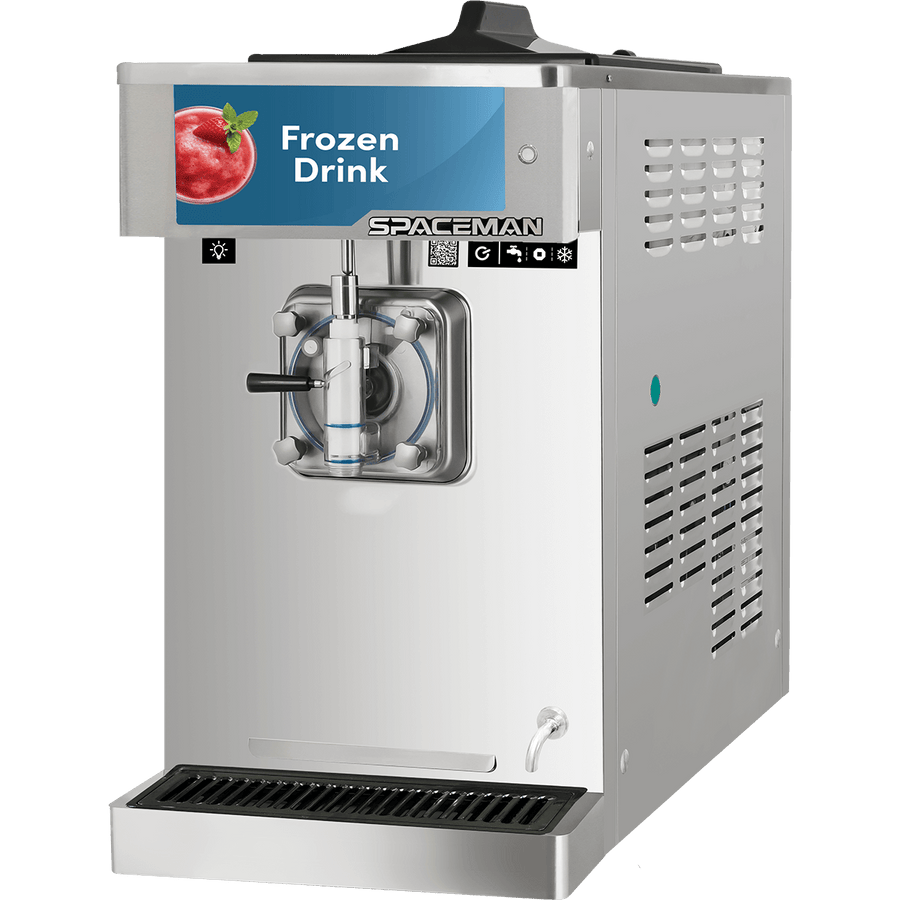 Spaceman 6690-CL Ultra-High-Output Commercial Frozen Drink & Slushie Machine, Single Flavor, 90 qt/Hr, Countertop Slush, Margarita & Frozen Cocktail Maker, 208-230V