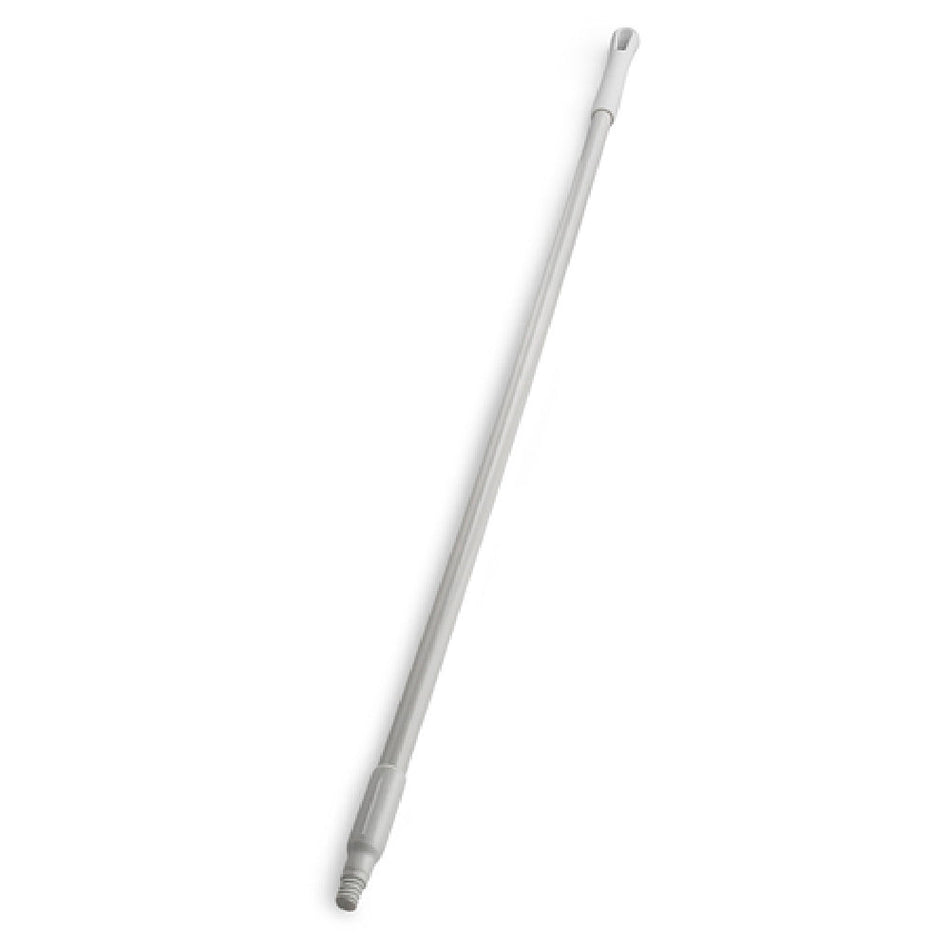 Carlisle 40225EC02 60 Inch Fiberglass Mop Broom Squeegee Handle Hanging Cap White