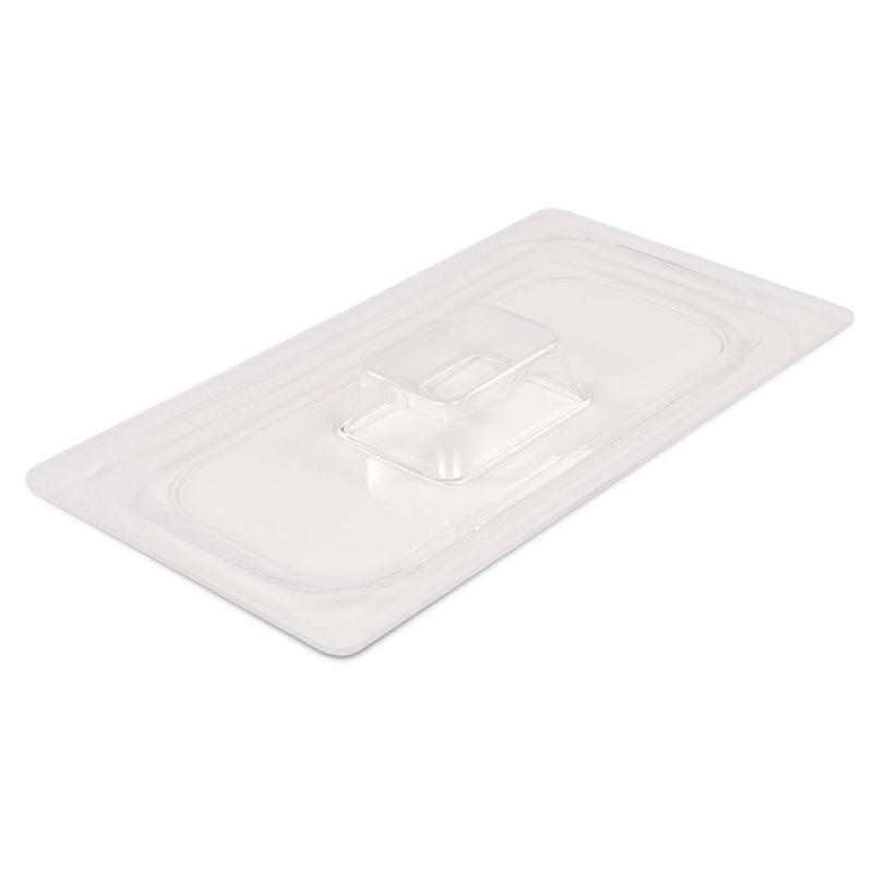 Carlisle CM112707 12 Inch Molded Handle Food Pan Cover Clear Acrylic