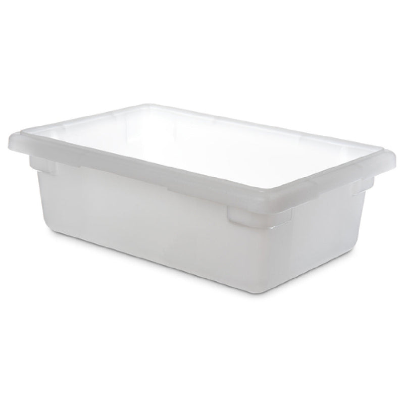 Carlisle 1063102 18 Inch 3-1/2 Gallon Food Storage Box Stackable Polyethylene White