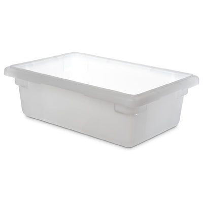 Carlisle 1063102 18 Inch 3-1/2 Gallon Food Storage Box Stackable Polyethylene White