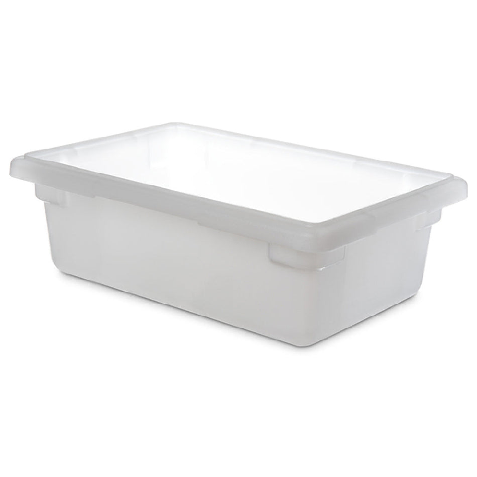 Carlisle 1063102 18 Inch 3-1/2 Gallon Food Storage Box Stackable Polyethylene White