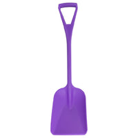 Carlisle 41076EC68 11 Inch Ice Shovel Purple Plastic One-piece