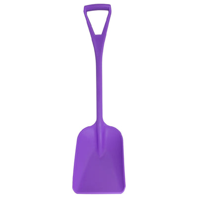 Carlisle 41076EC68 11 Inch Ice Shovel Purple Plastic One-piece