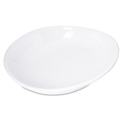 Carlisle 5300502 11-1/2 Inch Oblong Plate Dishwasher Safe Melamine White