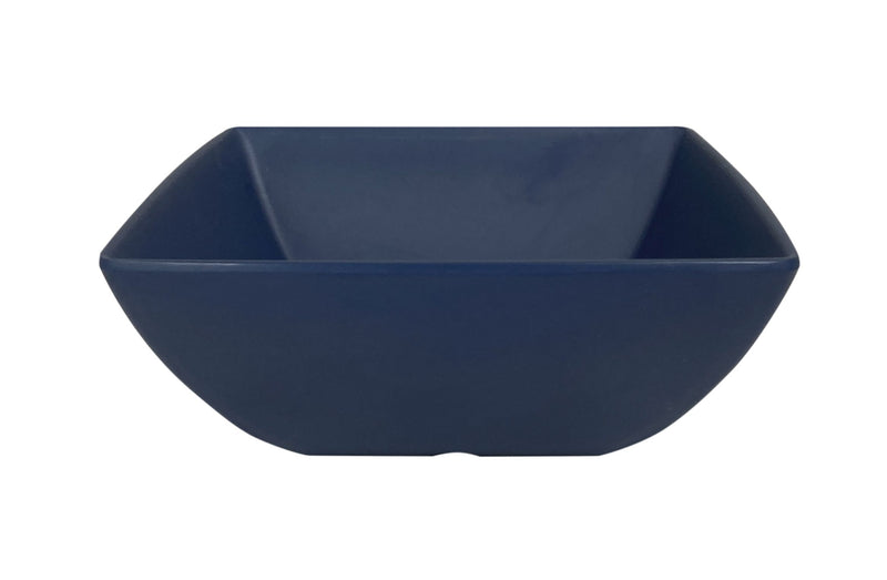 Thunder Group 69005SB 22 Oz Blue Square Bowl Break-Resistant Melamine