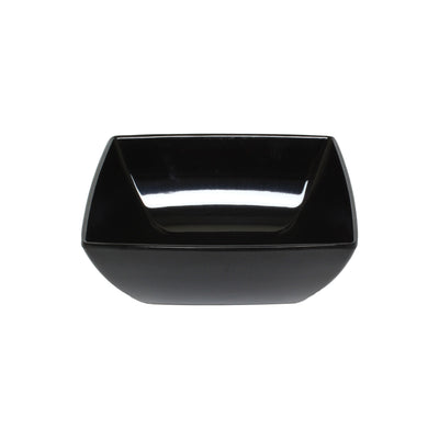 Thunder Group 69008BK 60 Oz Black Square Bowl Break-resistant Melamine